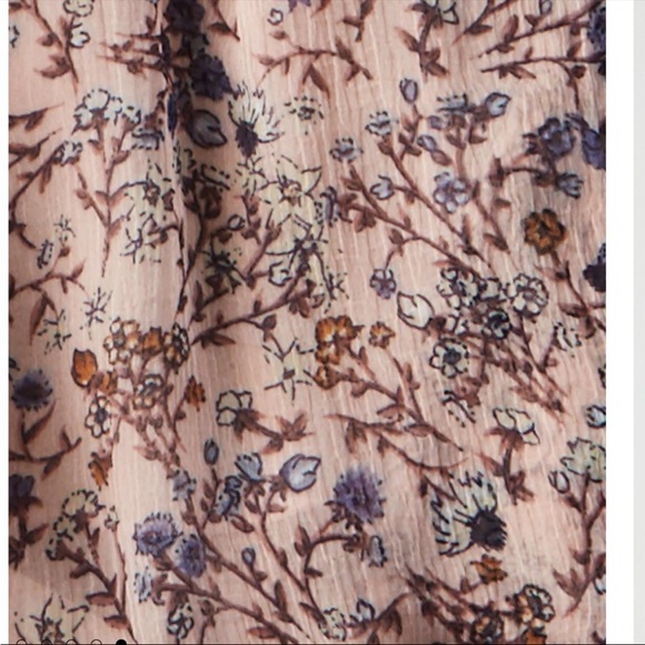 New American Eagle Ruffle Back Floral Cami Tank Top - Small - Picture 5 of 7